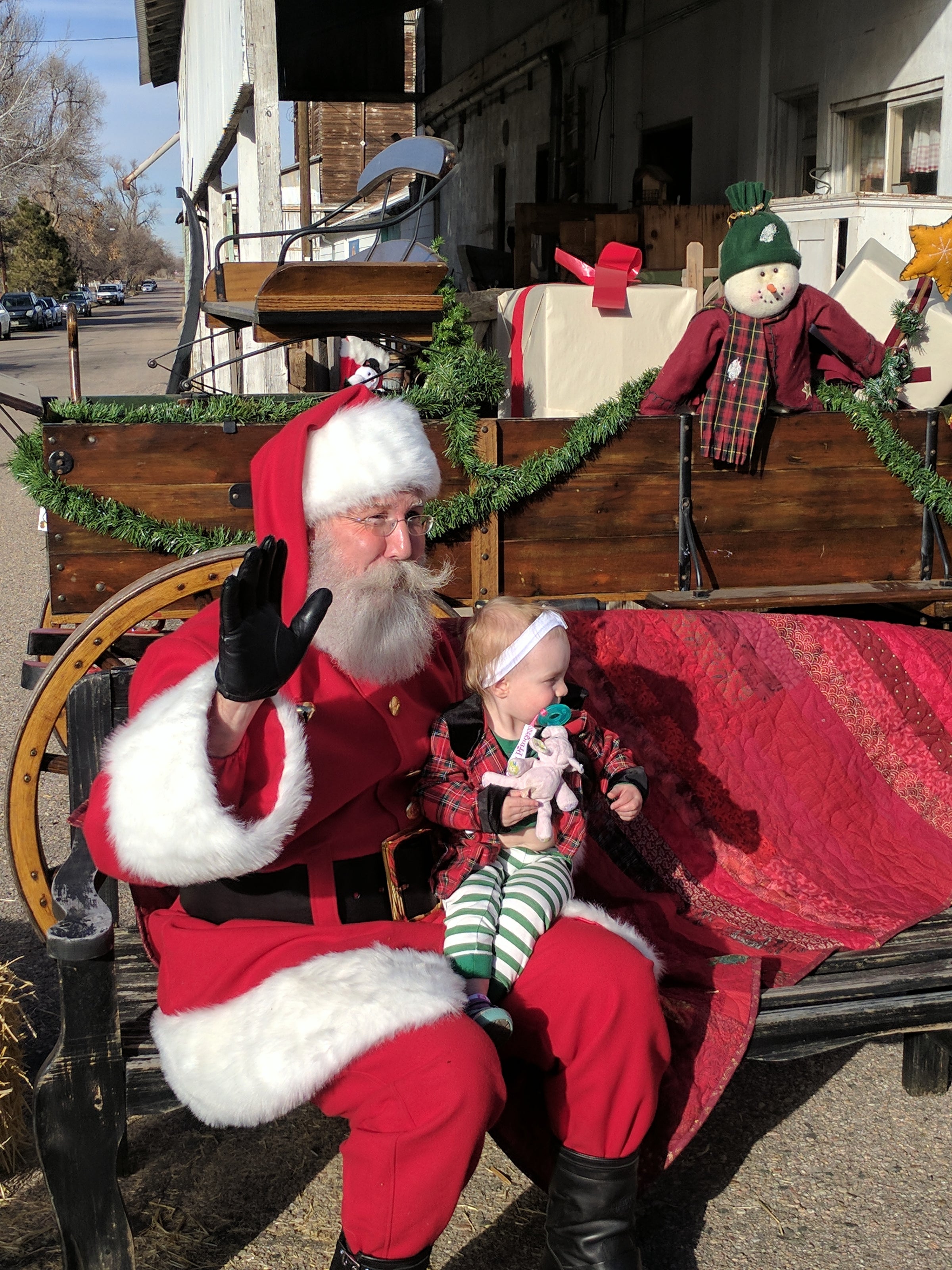 Holiday display at the store