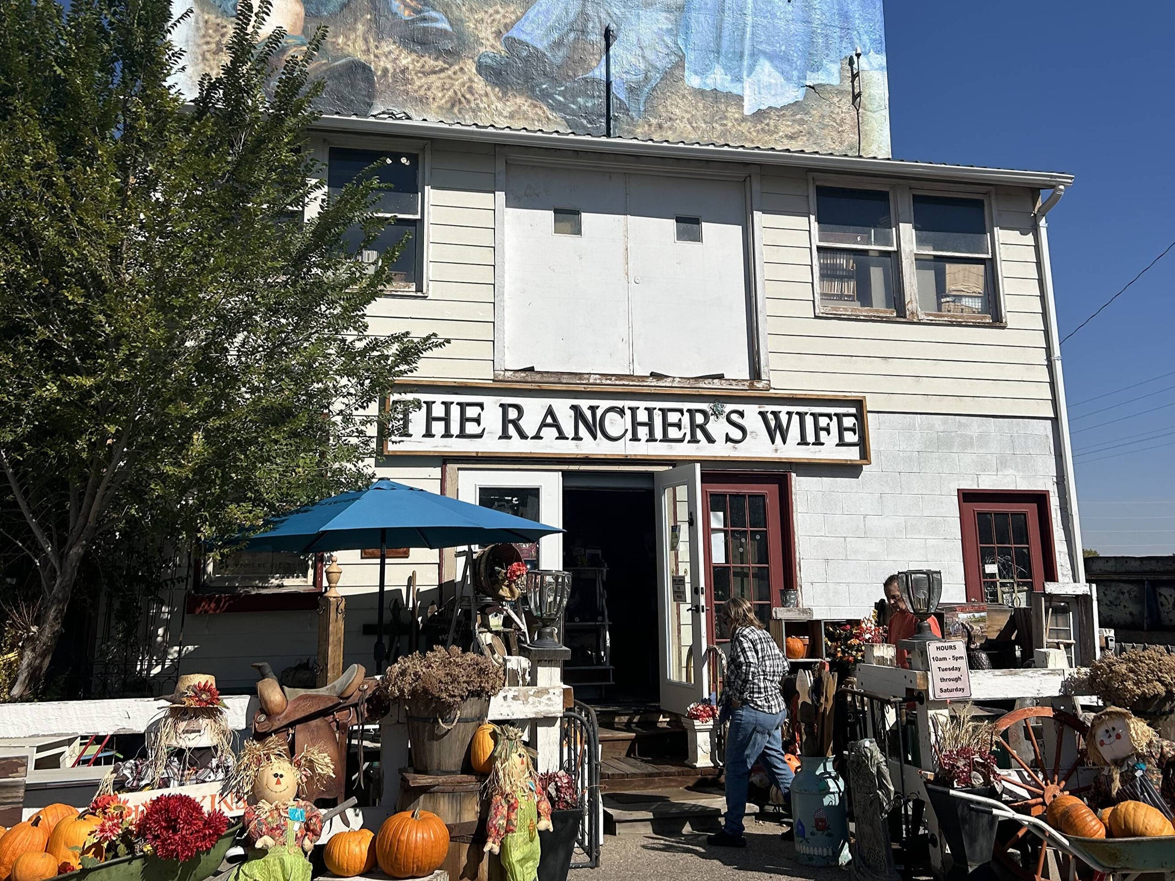 The Rancher's Wife Co. — historic grain elevator storefront